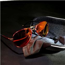Super Cool Polarized UV 00 Sunglasses in Red Frame w/Red Lens'