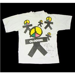 MICHAEL JACKSON INSCRIBED T SHIRT. Previously lot 15