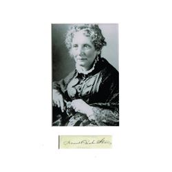 HARRIET BEECHER STOWE (1811-1896).