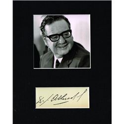 PRESIDENT SALVADOR ALLENDE. (1908-1973).