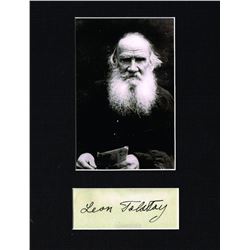 LEON TOLSTOY. (1828-1910).