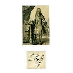 HISTORICAL: JEAN-BAPTISTE LULLY. (1632-1687).
