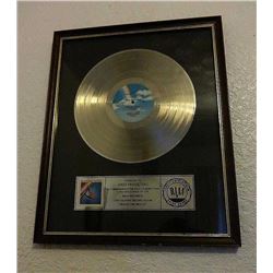 THE FIXX REACH THE BEACH RIAA AWARD.