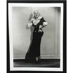 JEAN HARLOW (1911-1937) - GLOBE PHOTOS,NY.