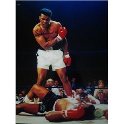 NEIL LEIFER - MUHAMMAD ALI VS SONNY LISTON KO PHOTO.