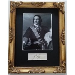 King Peter The Great (1672-1725).