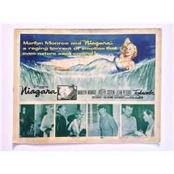 MARILYN MONROE NIAGARA 1953 HALF SHEET.