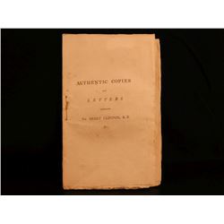 1793 American Revolution WAR Letter of Henry Clinton.