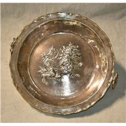 Swedish Baroque Silverplate Bowl.