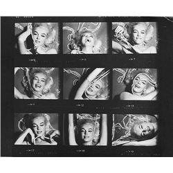 BERT STERN: MARILYN MONROE CONTACT SHEET 42X48 INCHES.