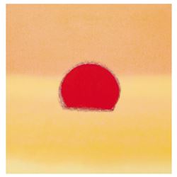 ANDY WARHOL. Sunset, 1972. Screenprint on paper. 34 x 34 inches.