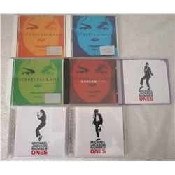 MICHAEL JACKSON COLLECTION OF CDS.