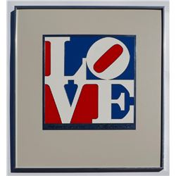 Robert Indiana American Love Enamel on Aluminum