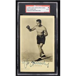 Max Schmeling signed.