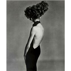 RICHARD AVEDON (1923-2004):Jean Shrimpton, Evening dress by Galitzine.