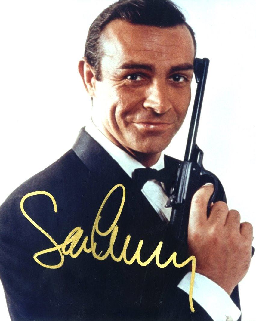 SEAN CONNERY SIGNED PHOTO.