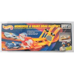 Hot Wheels Mongoose and Snake Drag Race Set.