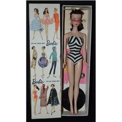 Mattel 1959 Barbie Doll 850 Brunette.