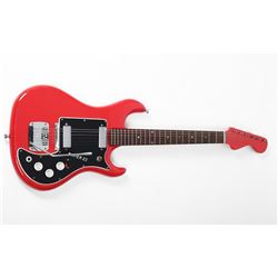 1962 red Watkins Rapier 22 electric guitar.