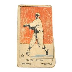 1920 Babe Ruth W516-1 New York Yankees 1st Card.