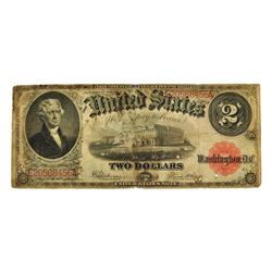 1917 $2 Red Seal Legal Tender Note
