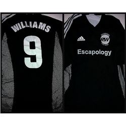 ROBBIE WILLIAMS ESCAPOLOGY SOCCER JERSEY.