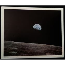 IT LOOKS LIKE PLASTER OF PARIS. OFFICIAL NASA LITHOGRAPH.