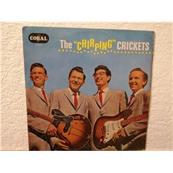 BUDDY HOLLY & CRICKETS - CHIRPING CRICKETS 1958 CORAL LVA 9081 UK PRESSING.