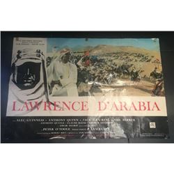 LAWRENCE OF ARABIA ORIGINAL VINTAGE POSTER 1963.