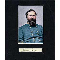 GENERAL JAMES LONGSTREET (1821-1904).