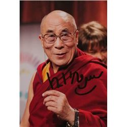 14TH DALI LAMA (1935-) SIGNED.