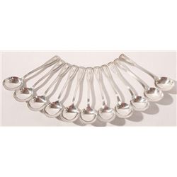 TIFFANY & CO. STERLING SILVER SPOONS.