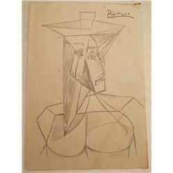 Buste De Femme - Pablo Picasso.