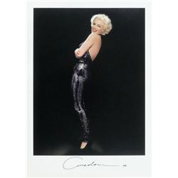 Marilyn Monroe Richard Avedon signed Photo.