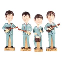 Set of Large Beatles Mascot Bobbin Head.