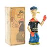 Image 1 : Chein Tin Litho Wind Up Popeye Shadow Boxer with Box.
