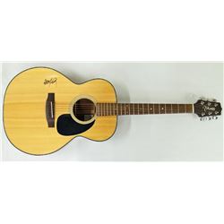 WILLIE NELSON AUTOGRAPHED ACOUSTIC GUITAR.
