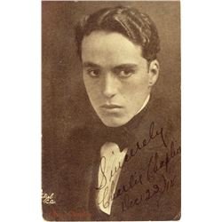 CHARLIE CHAPLIN SIGNED PHOTO.