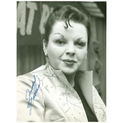 JUDY GARLAND SIGNED PHOTO.