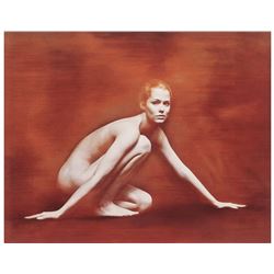 MILTON H GREENE (1922-1985): LAUREN HUTTON.