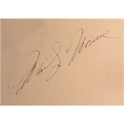 MARILYN MONROE SIGNED ALBUM PAGE.