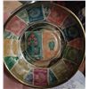 Image 1 : ISARELI BRASS AND GLASS STAMP ASHTRAY.