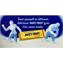 Wrigley's Juicy Fruit Gum advertising poster.