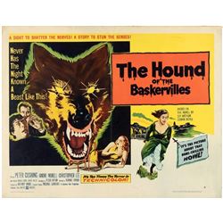 "THE HOUND OF THE BASKERVILLES" HALF-SHEET MOVIE POSTER.