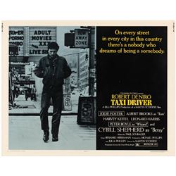 "TAXI DRIVER" HALF-SHEET MOVIE POSTER.