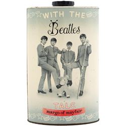 "WITH THE BEATLES" TALC TIN.
