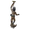 Image 2 : VENETIAN BLACKAMOOR PARCEL GILT STANDING FIGURE