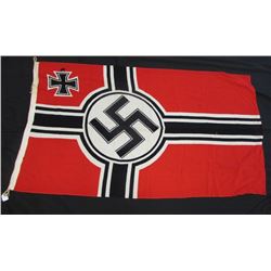 NAZI BATTLE FLAG GERMAN IRON CROSS FLAG.