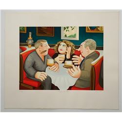 Beryl Cook Serigraph [Russian Tea Room]