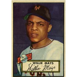 WILLIE MAYS NO 261. 1952 TOPPS BASEBALL CARD.
